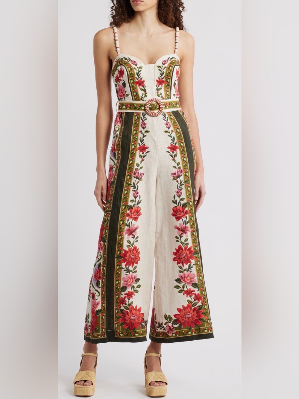FARM Rio Wonder Rio Sand Sleeveless Jumpsuit - Picture 6 of 16